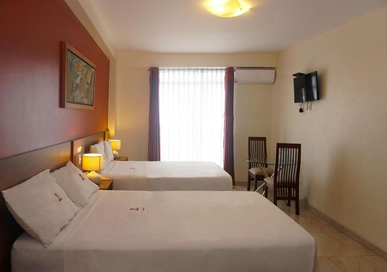 Hotel Central Trujillo Bagian luar foto