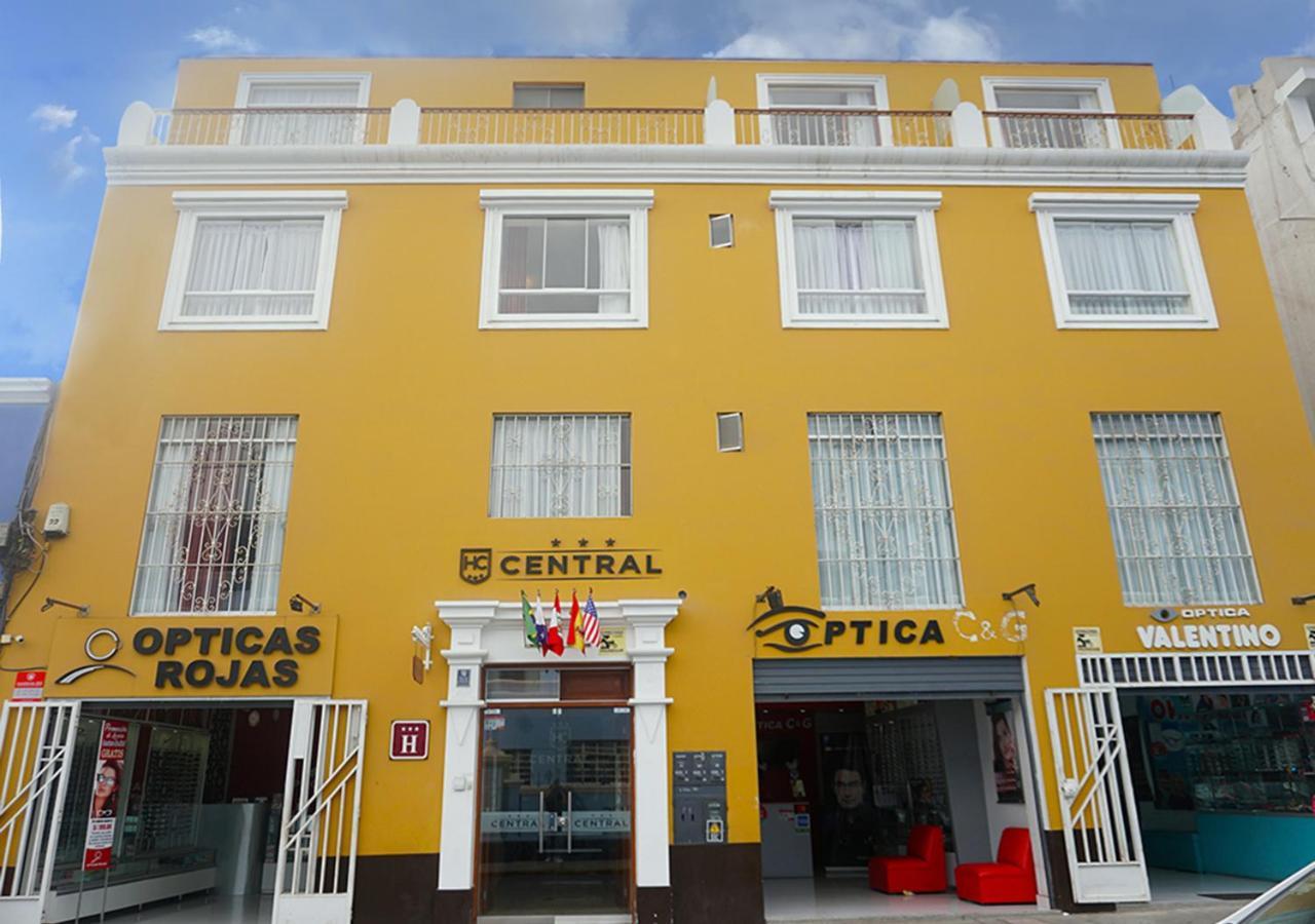 Hotel Central Trujillo Bagian luar foto